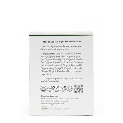 Certified Organic Rejuvenating Night cream calendula Hydrate Anti-aging Repair |Calendula flower