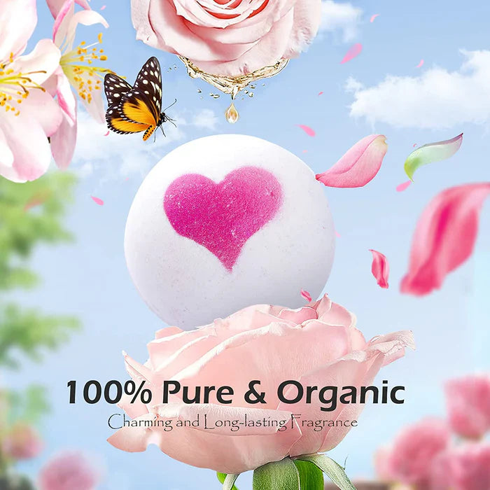 HOMASY Natural & Handmade Bath Bomb Gift Set