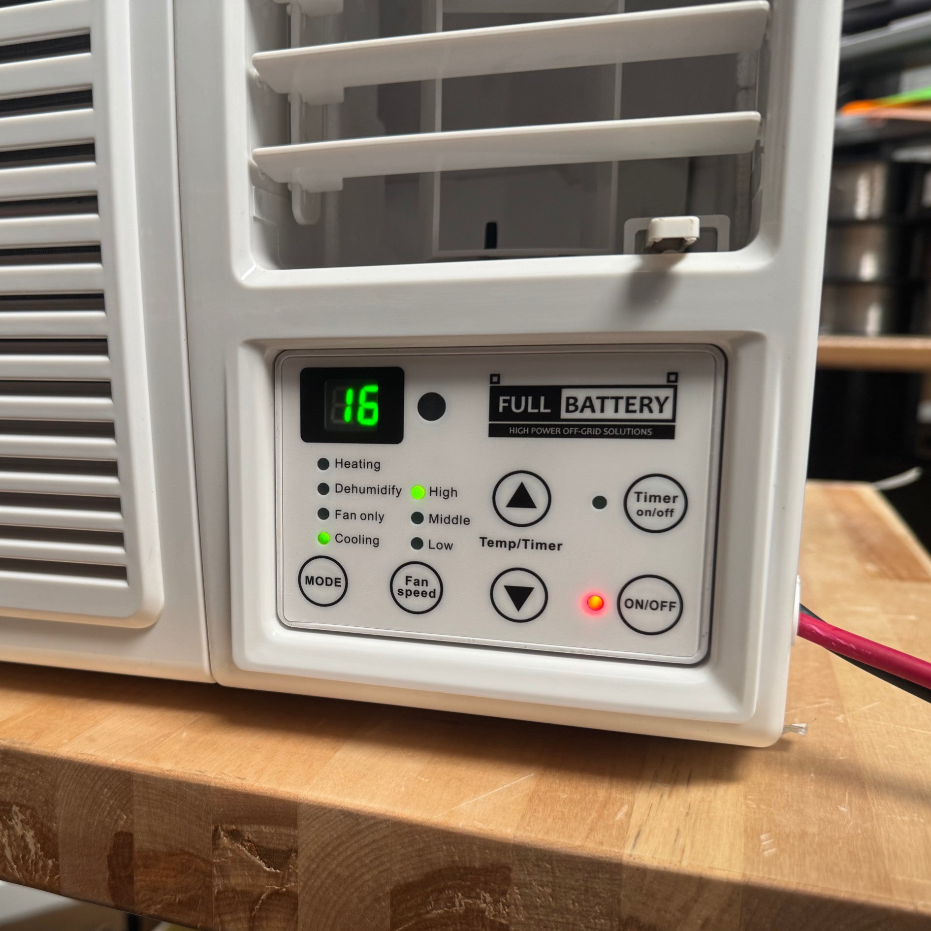 24V DC Window Air Conditioner & Heater runs directly off battery