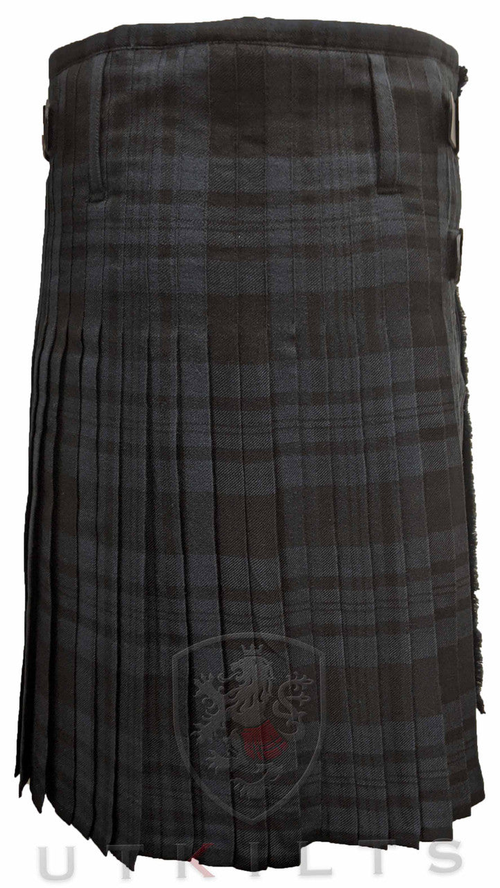 Traditional Kilt - Premium Wool, Black Isle