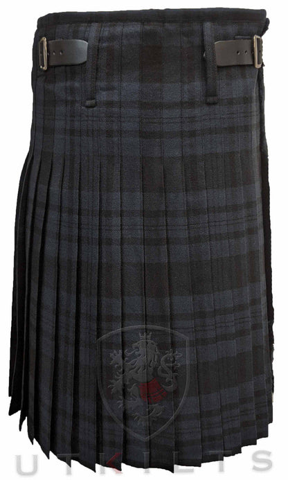 Traditional Kilt – Standard Wool, Black Isle