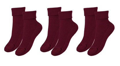tittimitti®100% Organic Combed Cotton Luxury Women's Socks 3-Pack. Made in Italy.