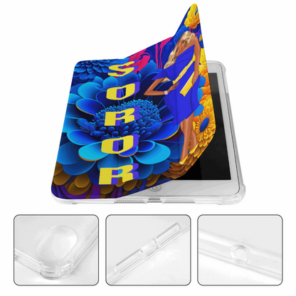 "Embrace Sisterhood in Style with the Exquisite Blue & Gold Sorority Collection: SGRHO Luggage and Duffel Bags"