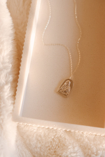 St. Catherine of Sweden Necklace in Sterling Silver