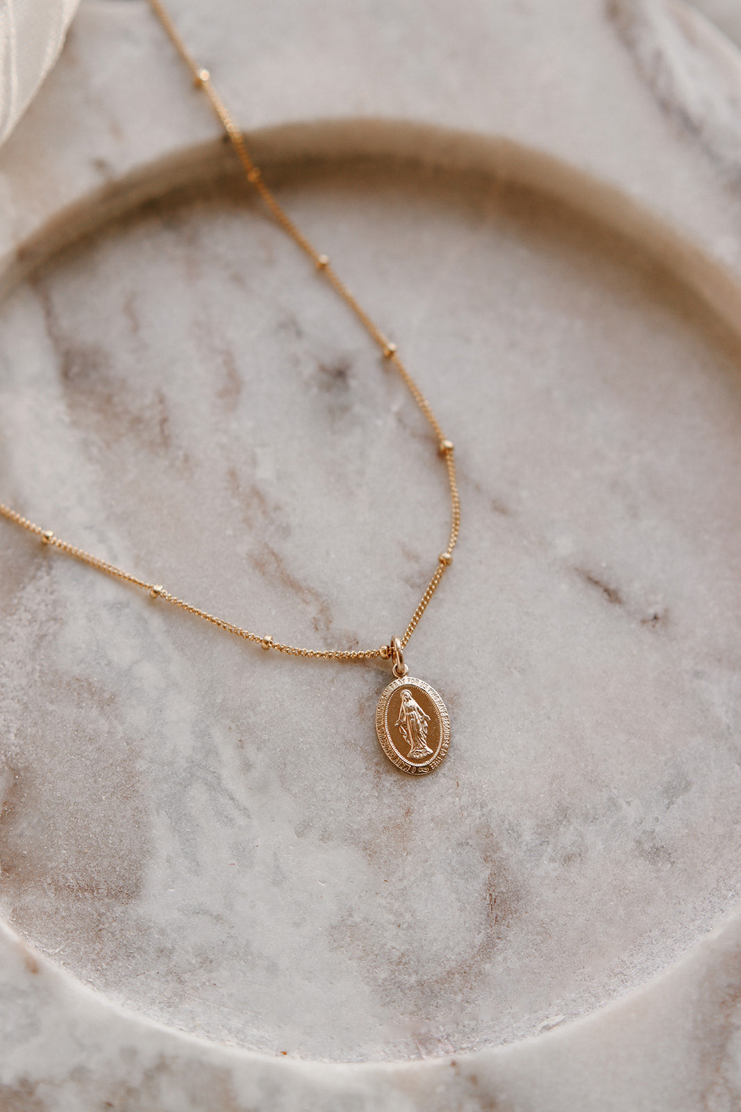 Dainty Miraculous Medal Necklace