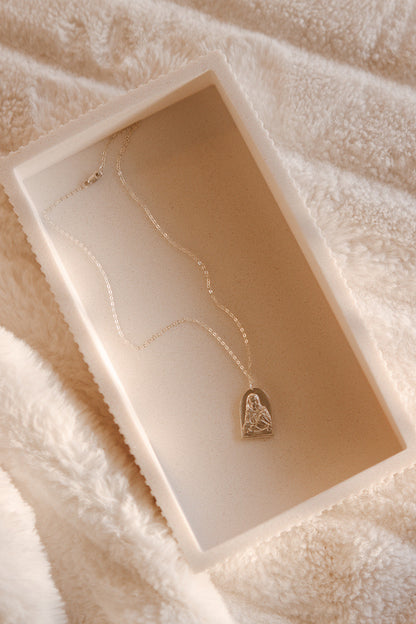 St. Catherine of Sweden Necklace in Sterling Silver