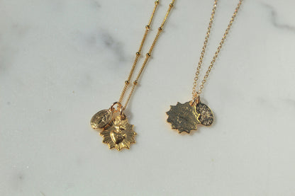 The Little Sacred Heart® and Miraculous Medal Necklace