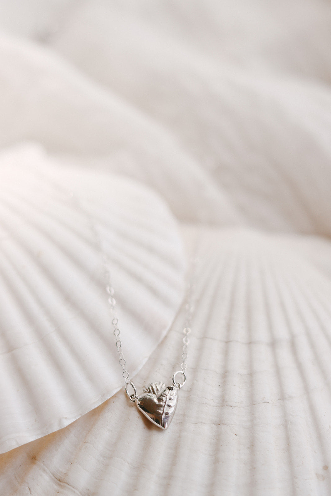 Holy Hearts™ Chaste Heart Of St. Joseph Necklace In Sterling Silver