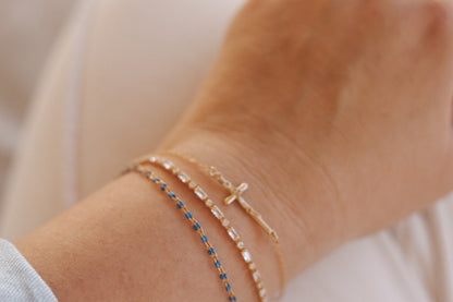 Miraculous Medal Tennis Bracelet