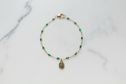 Sweet Advocate Miraculous Medal Bracelet