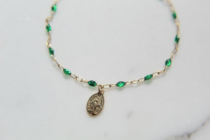 Sweet Advocate Miraculous Medal Bracelet