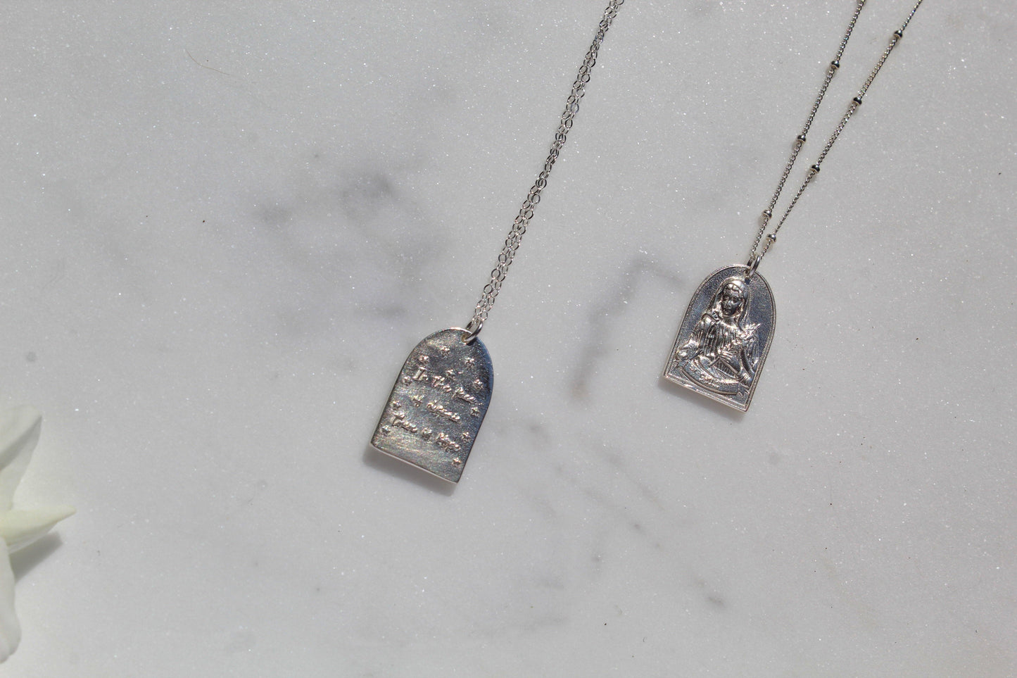 St. Catherine of Sweden Necklace in Sterling Silver