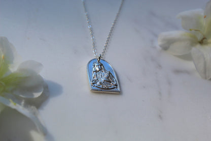 St. Catherine of Sweden Necklace in Sterling Silver