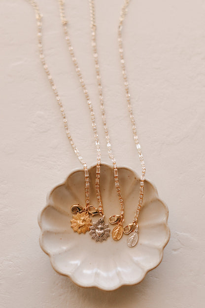 Miraculous Medal Tennis Bracelet - Two Tone