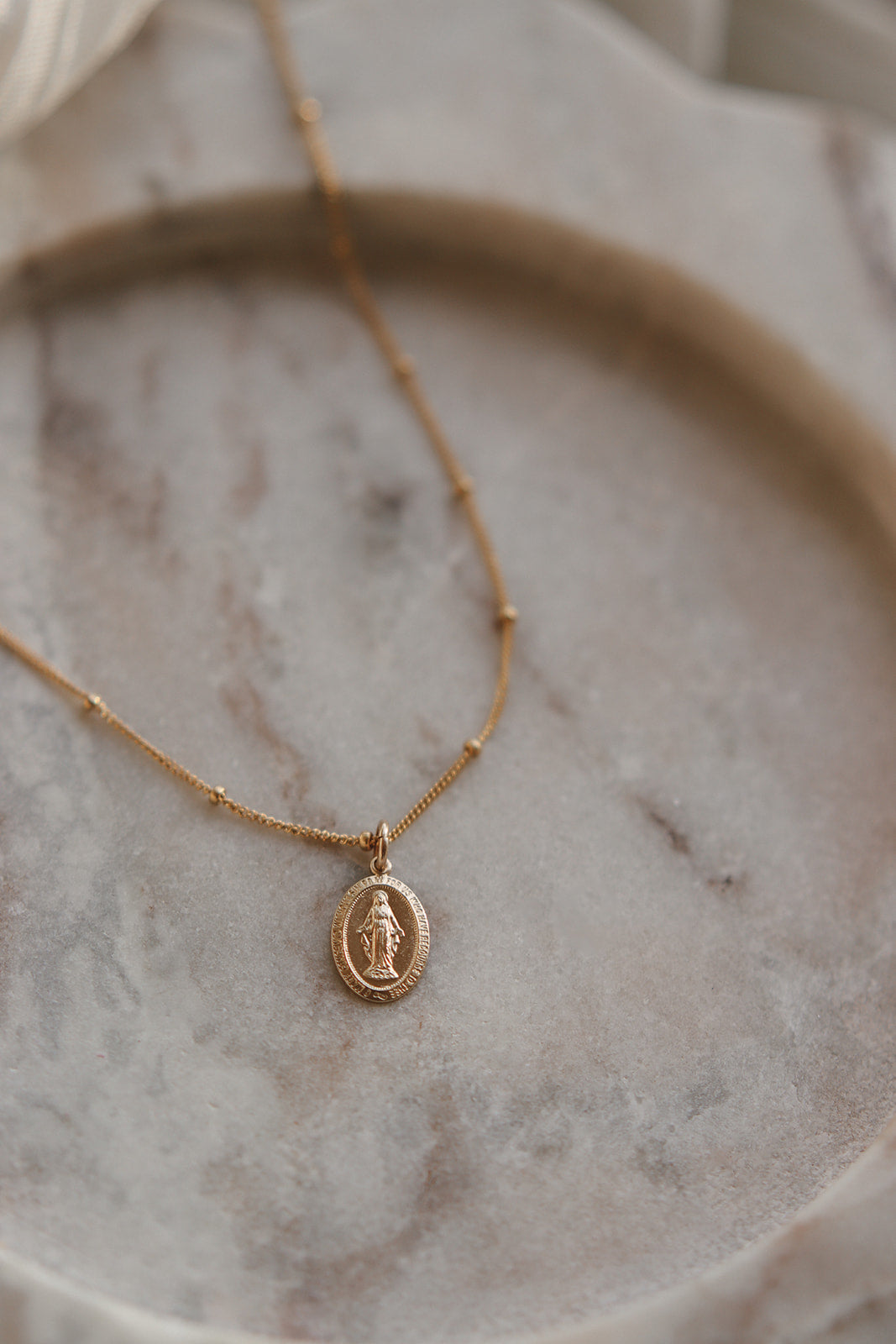 Dainty Miraculous Medal Necklace