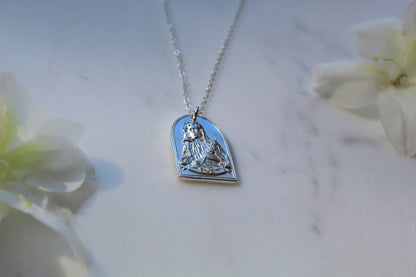 St. Catherine of Sweden Necklace in Sterling Silver