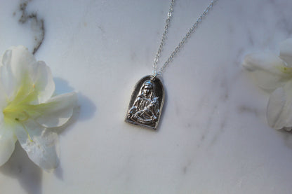 St. Catherine of Sweden Necklace in Sterling Silver