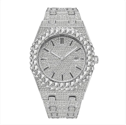 Men's  Starry Diamond Quartz Watch