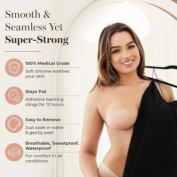 WOMENS Braza Non Adhesive Petals Tops