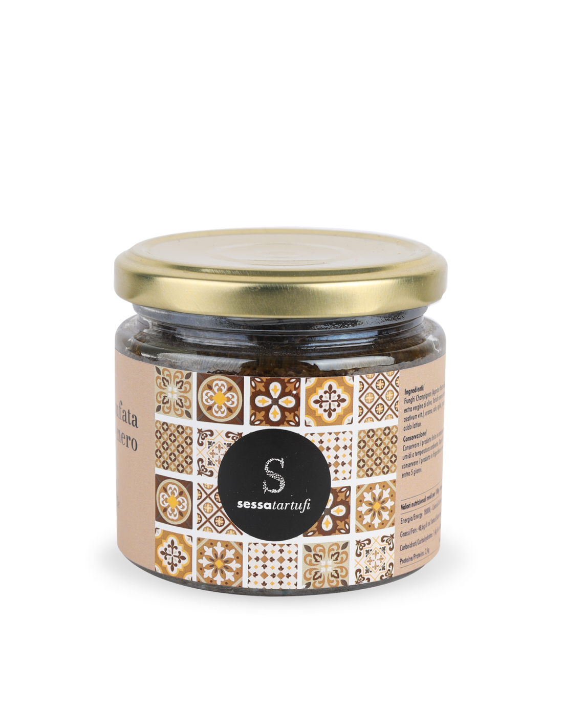 Italian Mushroom & Black Truffle Sauce - Case of 12 Jars (6.35 oz. each)