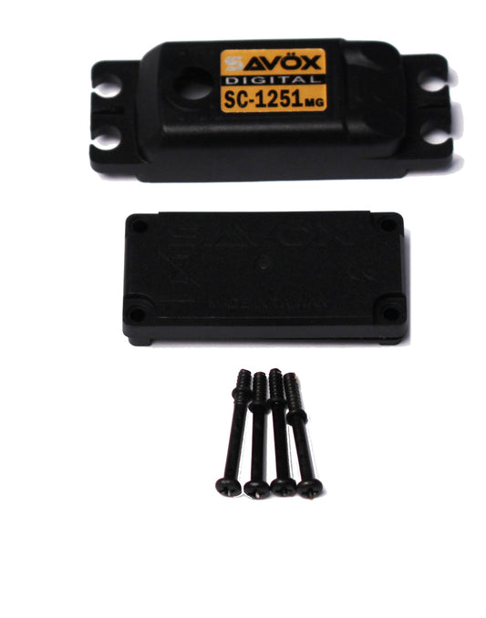 Savox Top & Bottom Servo Case with 4 Screws for SC1251MG