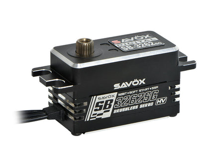 Savox High Torque, High Voltage Brushless Servo, Black Edition SB3262SG-BE