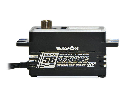 Savox High Torque, High Voltage Brushless Servo, Black Edition SB3262SG-BE