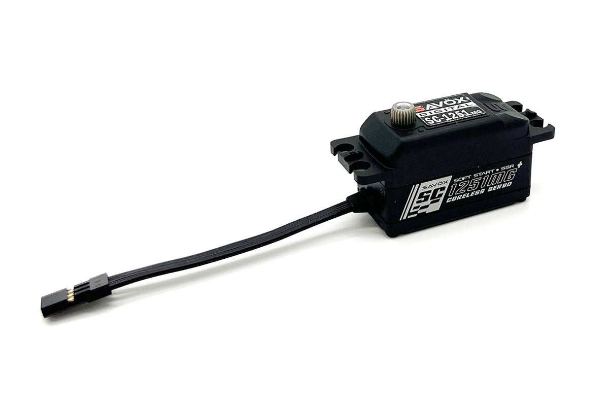 Savox Plus Black Edition Low Profile Digital Servo Soft Start