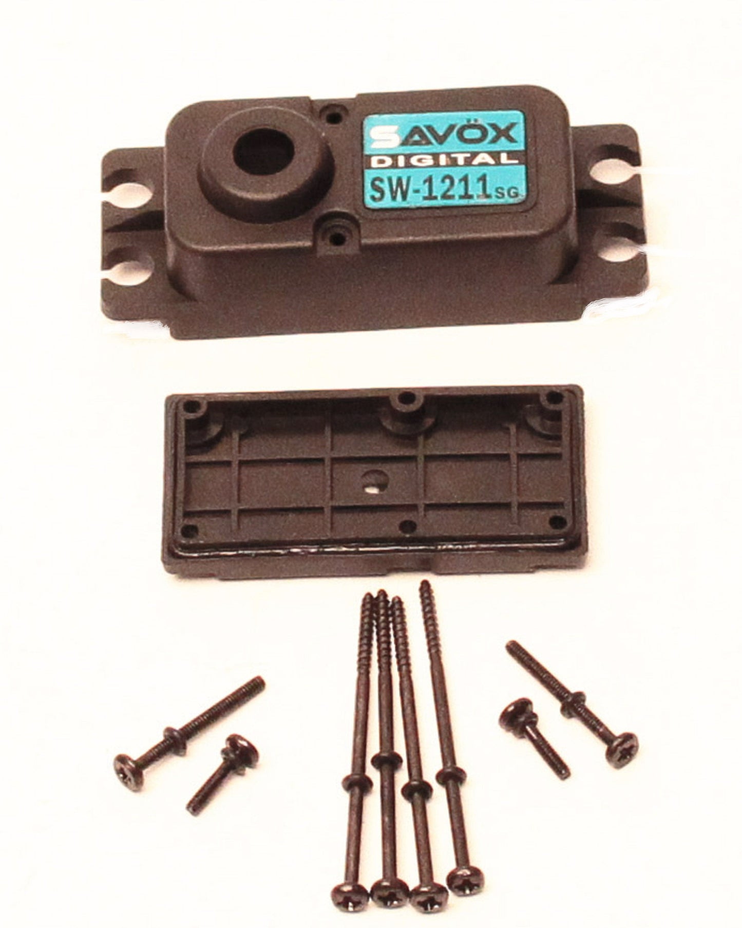 Savox Top & Bottom Servo Case with 8 Screws for SW1211SG & SW1211SG-BE