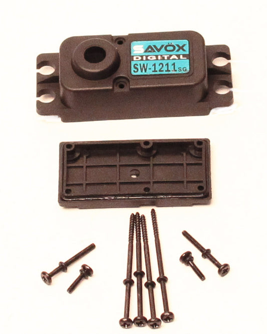 Savox Top & Bottom Servo Case with 8 Screws for SW1211SG & SW1211SG-BE