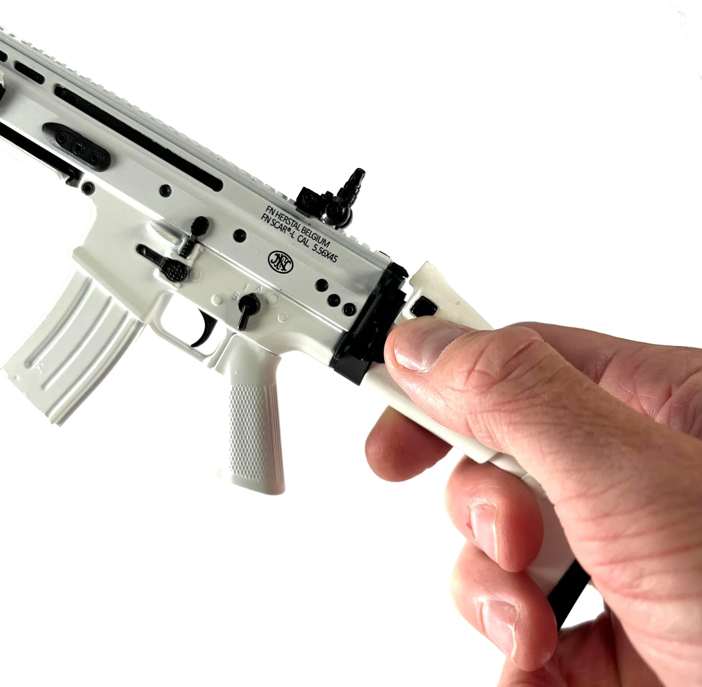 Goat Guns 1/3 Scale Diecast Arctic Kit Special White Edition SVD Sniper, M1 Garand, FN SCAR Combo