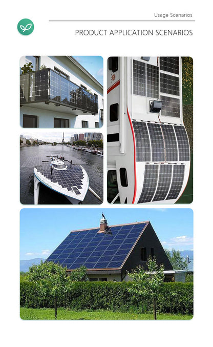 Sunpower 100W Flexible Solar Panel with Maxeon Technology cells