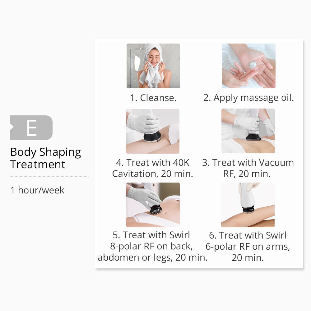 Shape Tactics 360° RF Cavitation & Vacuum Body Contouring System