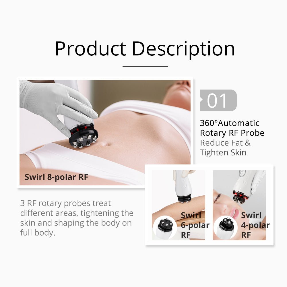 Shape Tactics 360° RF Cavitation & Vacuum Body Contouring System