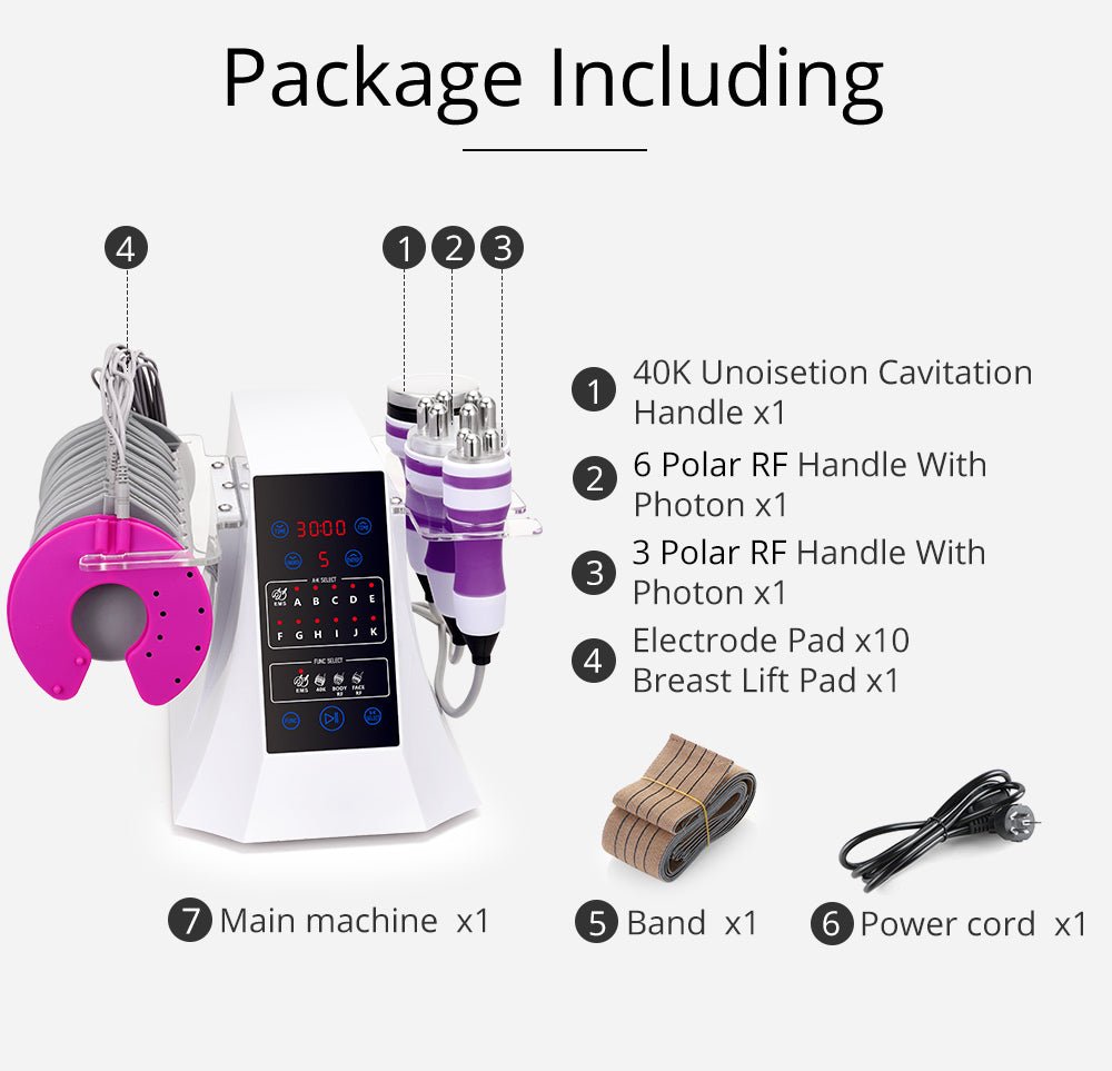 Shape Tactics 4-in-1 Cavitation, RF, and EMS Body Sculpting System