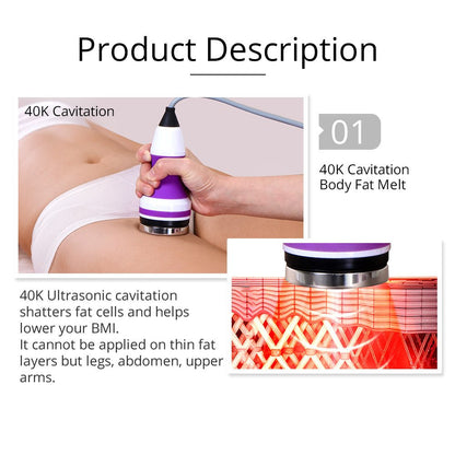Shape Tactics 4-in-1 Cavitation, RF, and EMS Body Sculpting System
