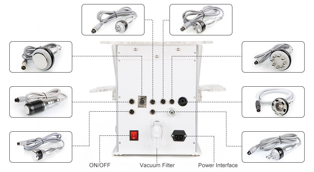 Shape Tactics 8-in-1 Cavitation Vacuum RF Hot Cold Hammer Bio Lift