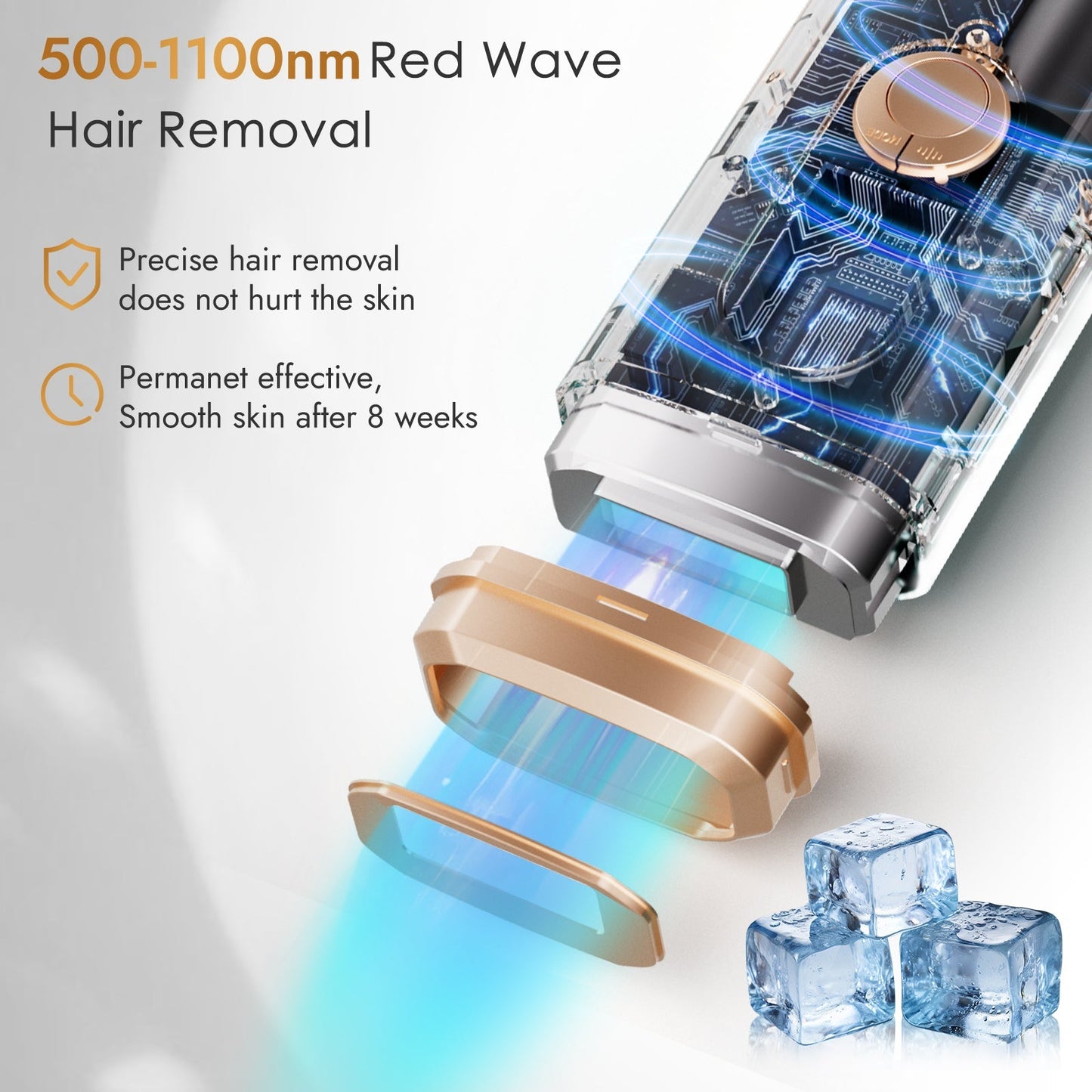 Shape Tactics Handheld IPL Laser 500-1100nm Wavelength