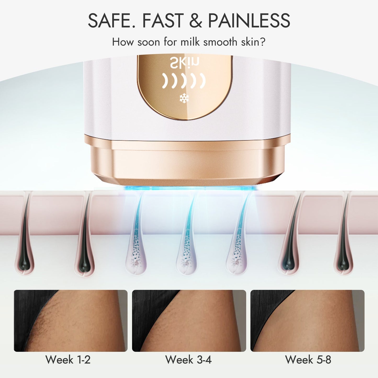 Shape Tactics Handheld IPL Laser 500-1100nm Wavelength