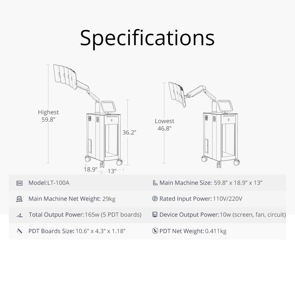 Shape Tactics PDT 408 LED Light Therapy System