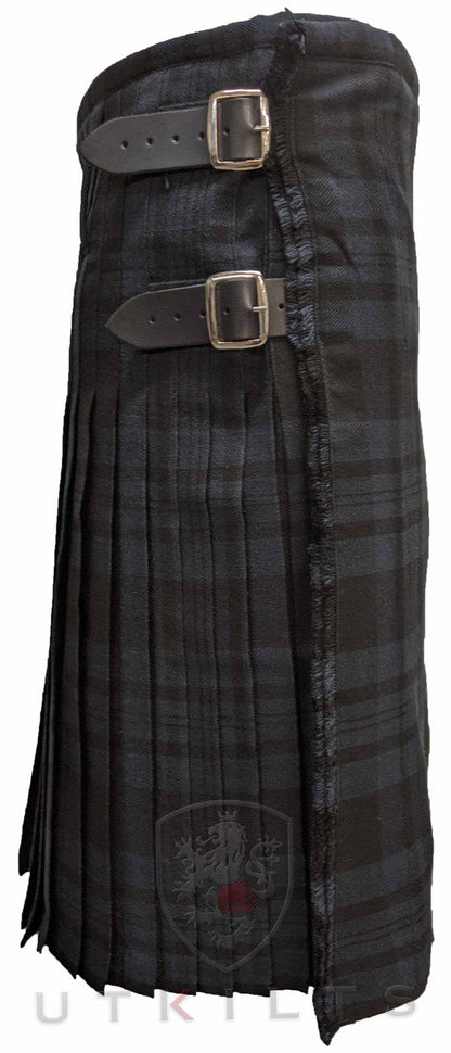 Traditional Kilt - Premium Wool, Black Isle