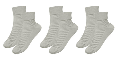 tittimitti®100% Organic Combed Cotton Luxury Women's Socks 3-Pack. Made in Italy.