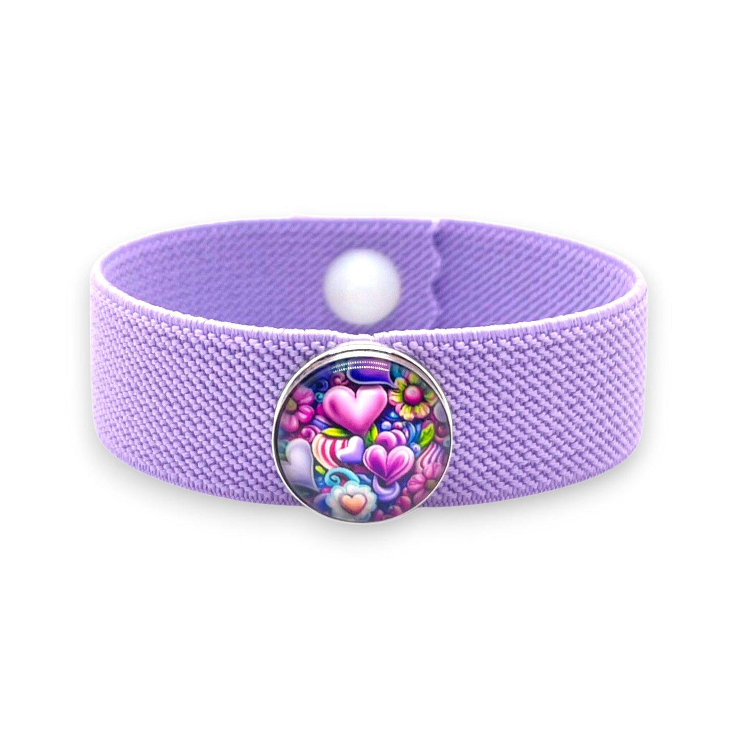 Anxiety Bracelet – Relaxation & Focus Support, Heart Party Charm