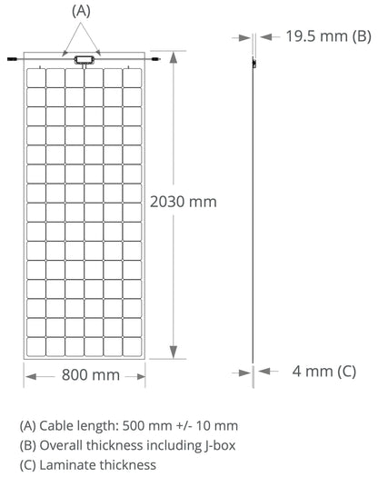 Sunpower Maxeon Air 330W Flexible Solar Panel
