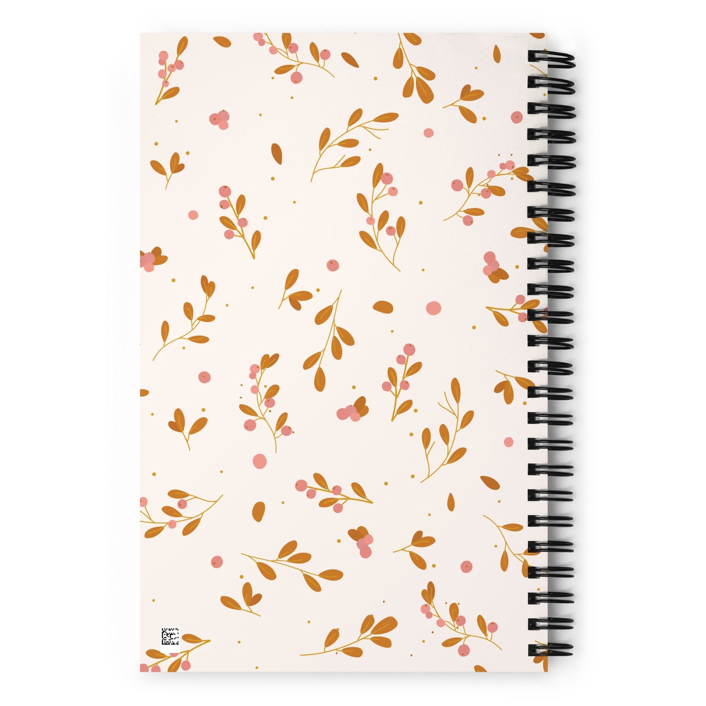Spiral notebook - Fall Floral - 140 Pages