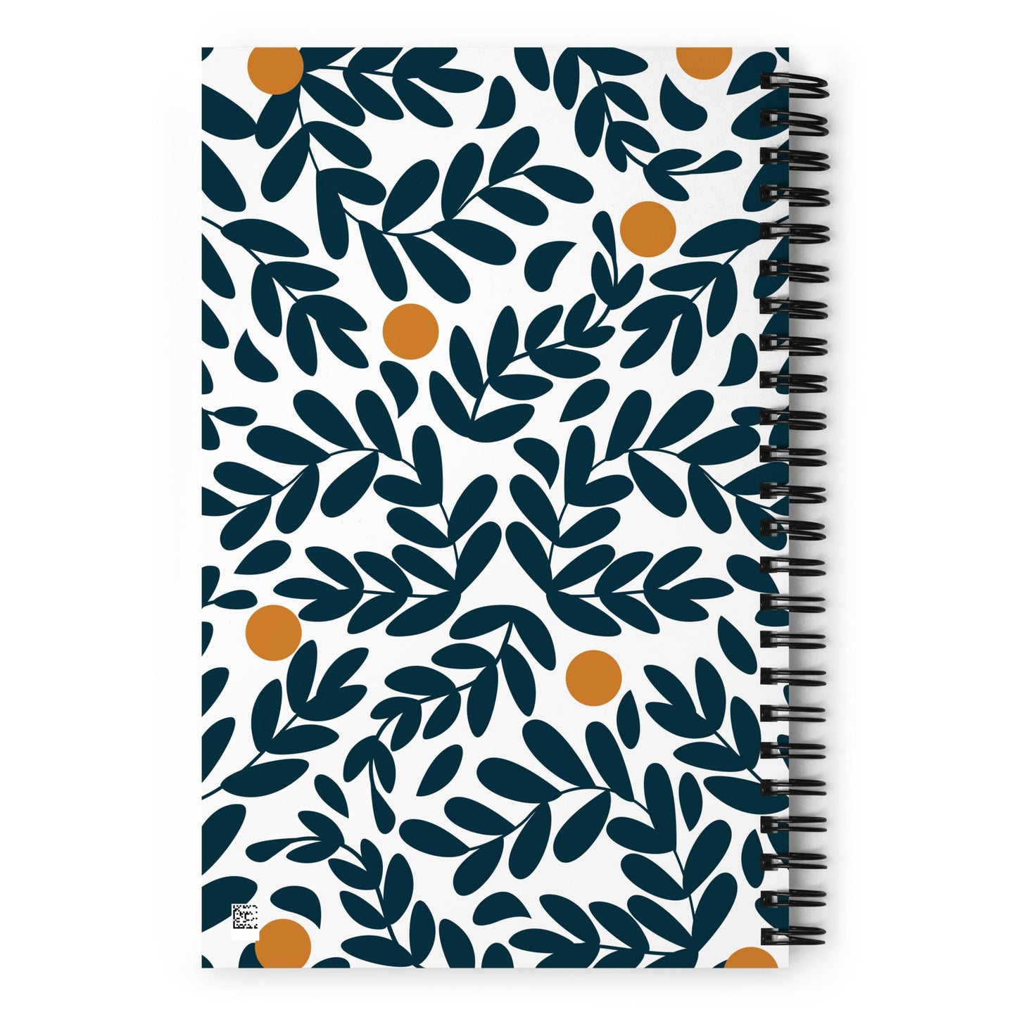 Spiral notebook - Blue Abstract Plants - 140 Pages