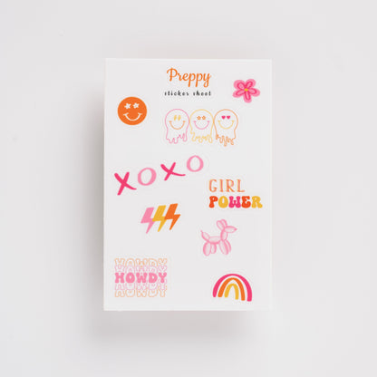 Preppy Sticker Sheet