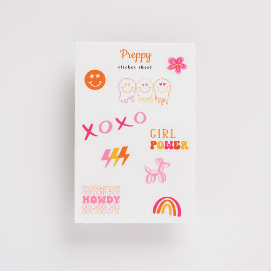 Preppy Sticker Sheet