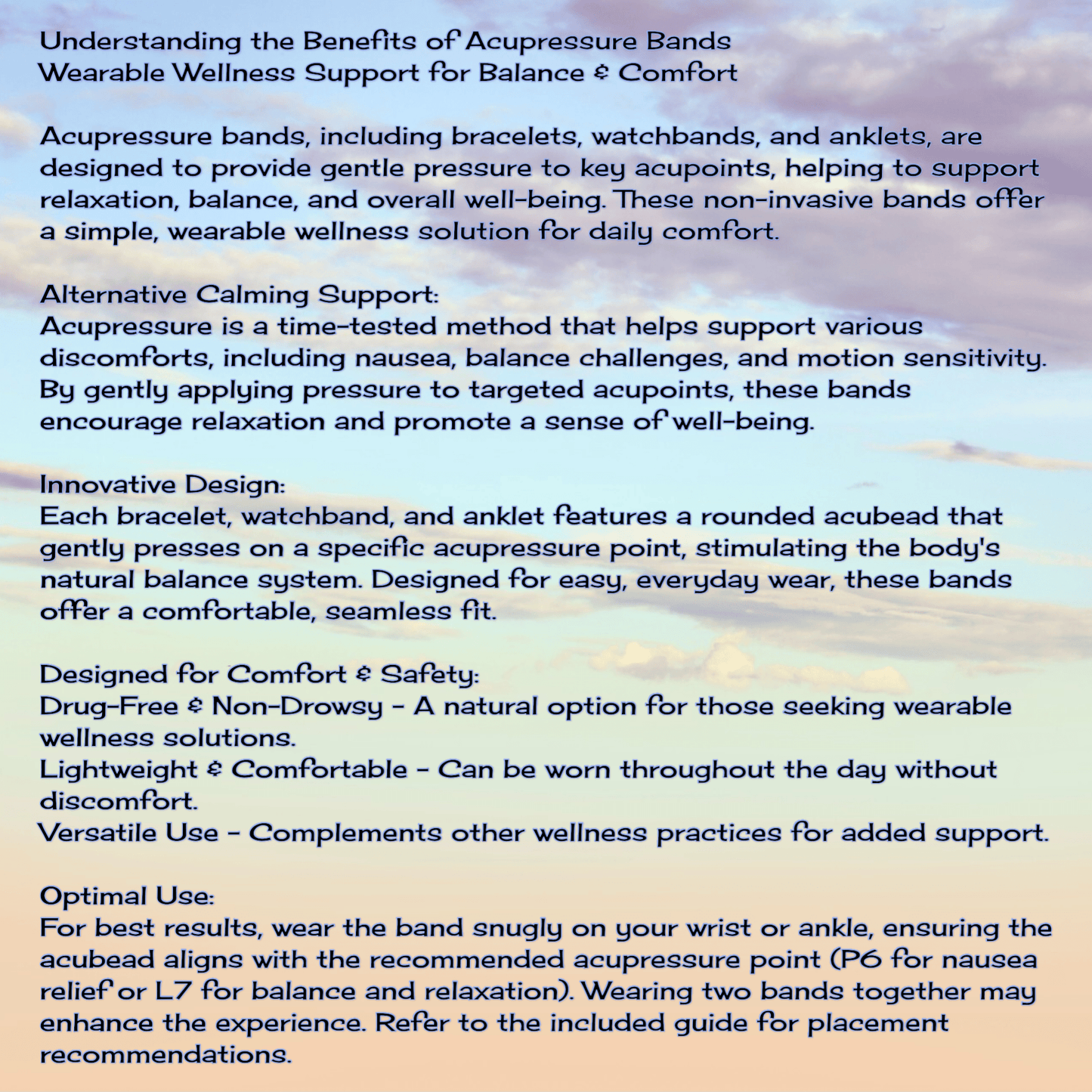 Anxiety Bracelet – Balance & Emotional Support, Sunbeam Garden