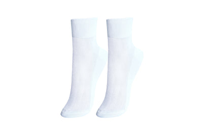 tittimitti® 100% Mercerized Cotton "Filo di Scozia" Women's Ankle Socks. 1 Pair. Made in Italy.